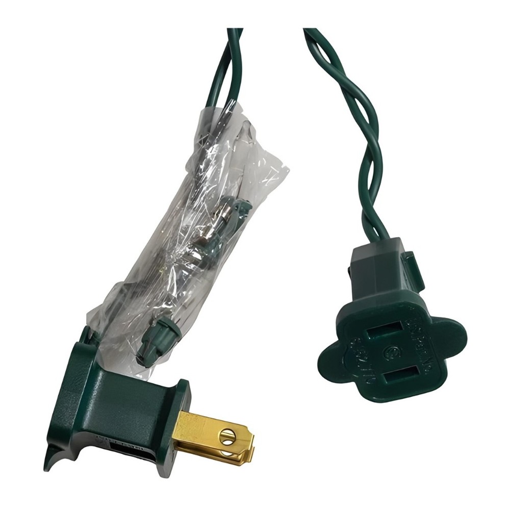 Multicolor Opaque G50 LED Light Set Green Wire