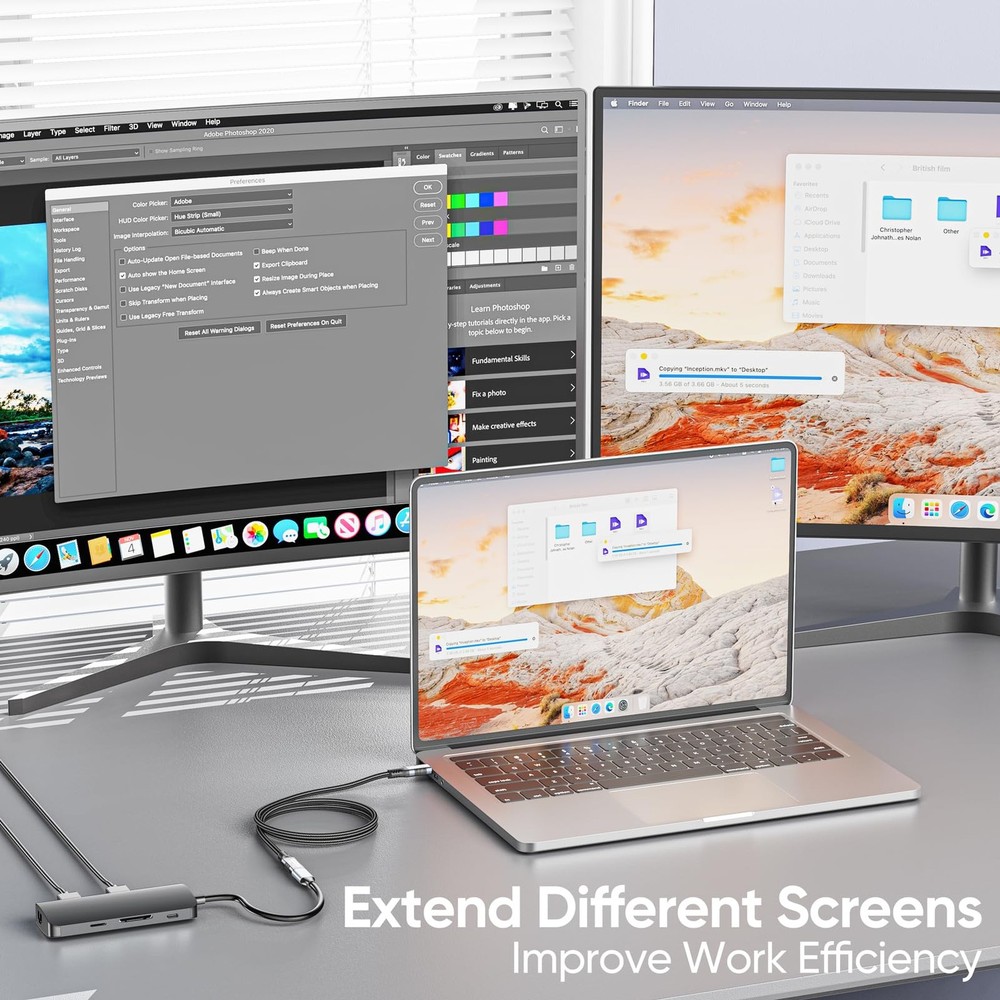 USB C Extension Cable 3ft, USBC Extender 20Gbps Data 3 Feet, Grey