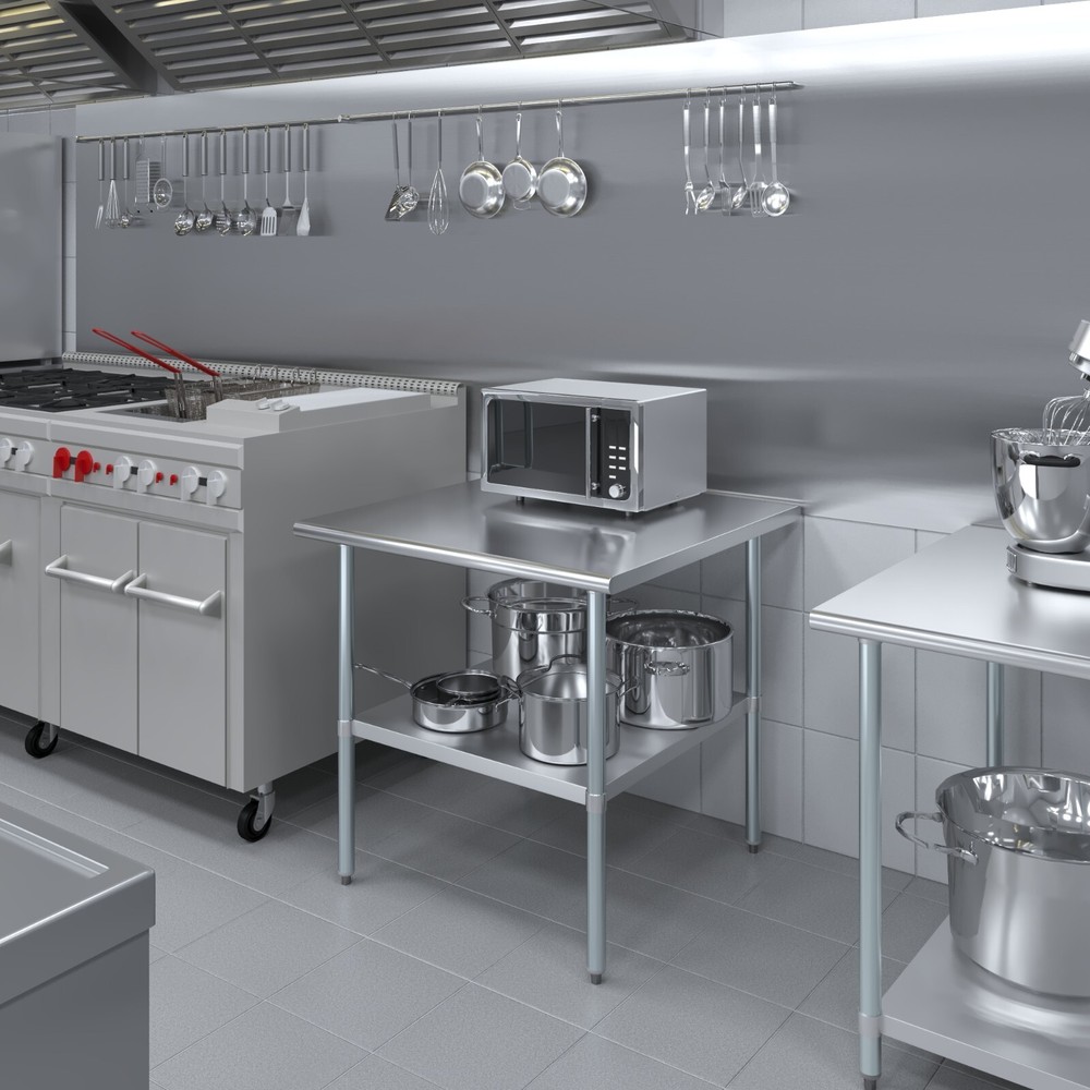 36 in. x 36 in. Stainless Steel Table