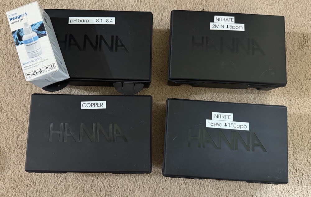 Hanna Marine Water Test Kit for pH, Nitrate, Copper, Nitrite