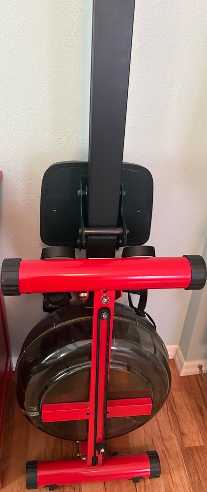Workout Water Rower - Red/Black