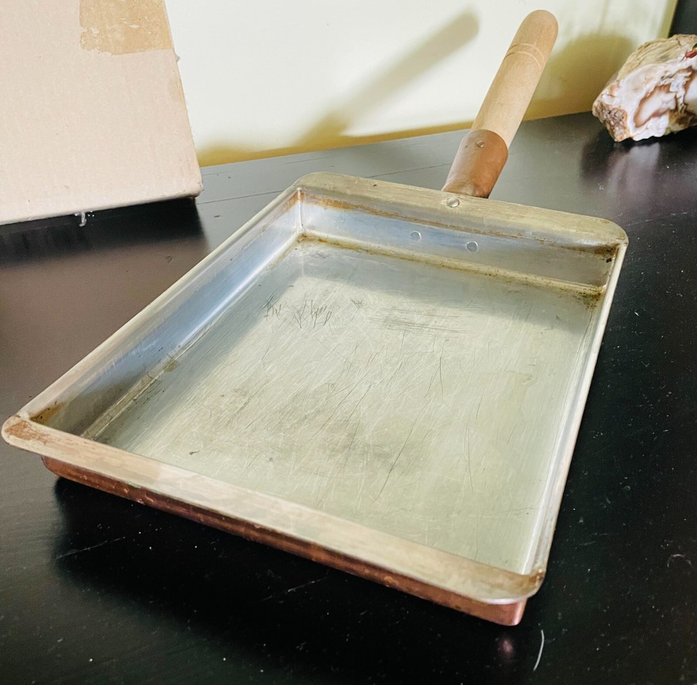 Japanese Tamago Pan, Copper, Used