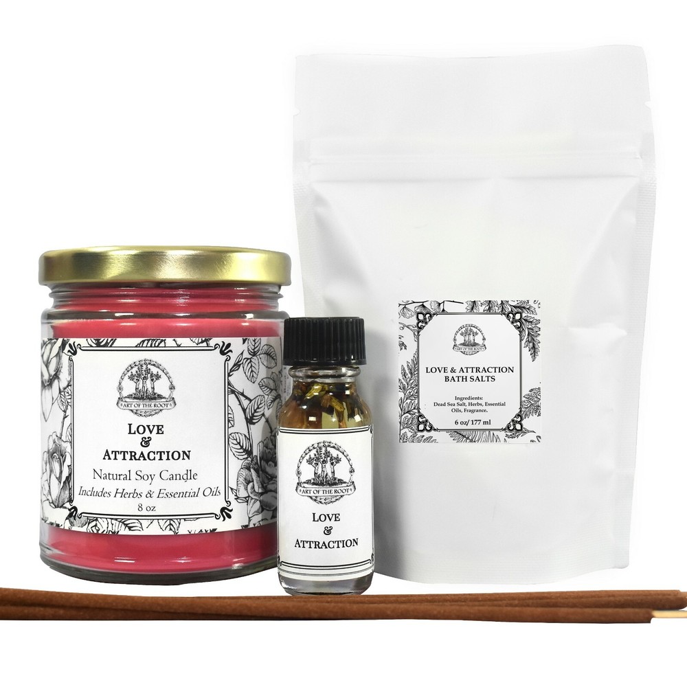 Love Spell Kit for Romance Commitment Passion Relationships Hoodoo Wiccan Pagan