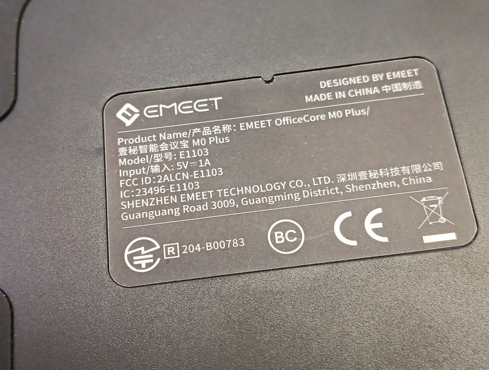 EMEET Speakerphone Office Core M0 Plus Bluetooth Conference Speaker (bn)