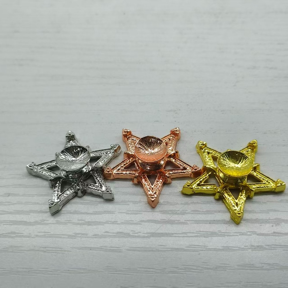 five-pointed star wire stand for crystal sphere