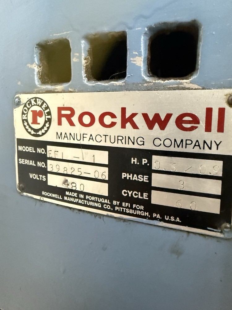Rockwell Drill Press Model EFI-1
