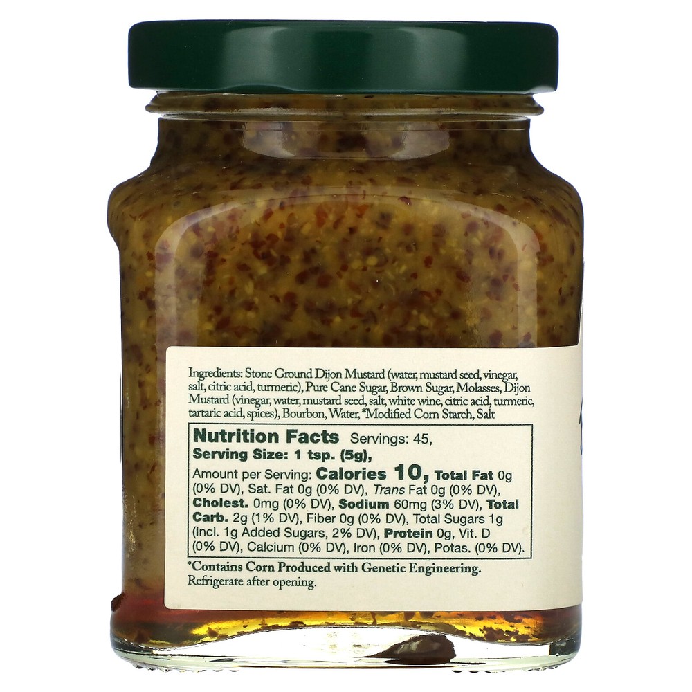 Bourbon Molasses Mustard, 8 oz (227 g)