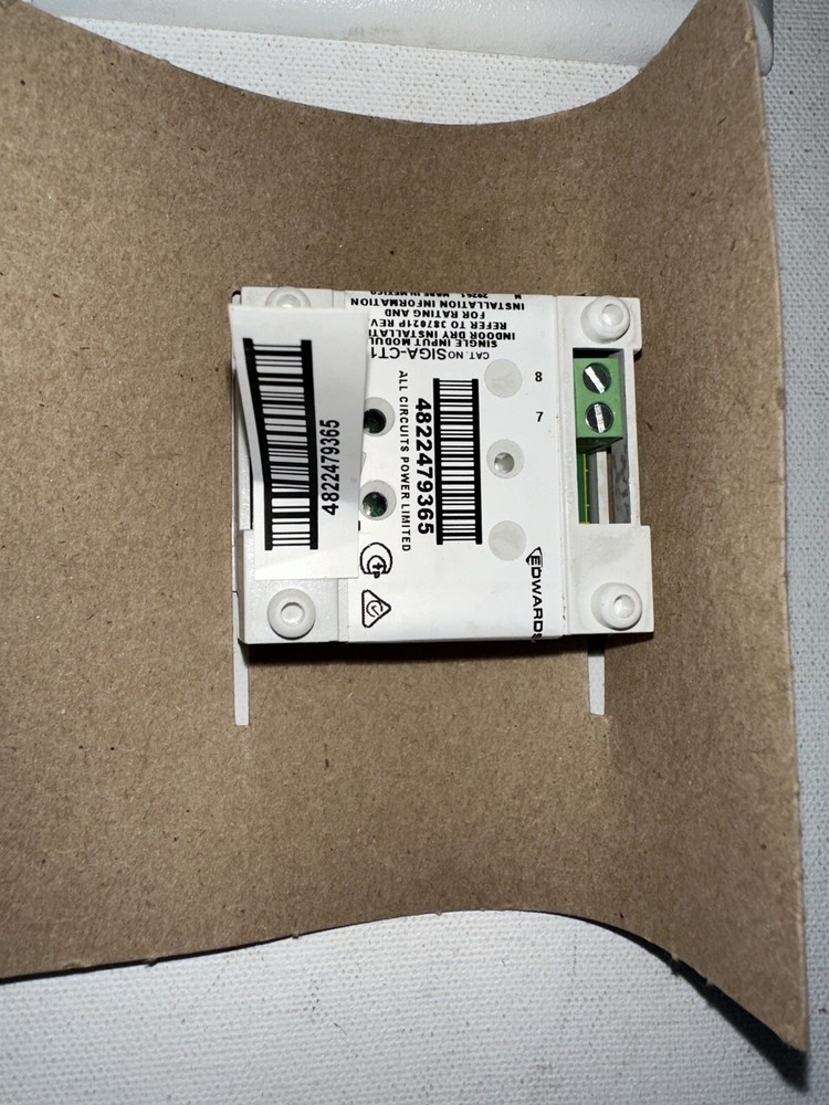 Edwards SIGA-CT1 Fire Alarm System Input Module Single Signaling Device