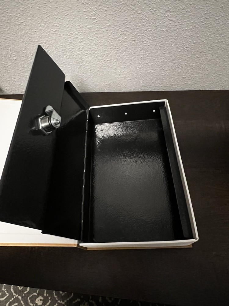 Decorative Diversion Book Safe with Key Lock And Combinations