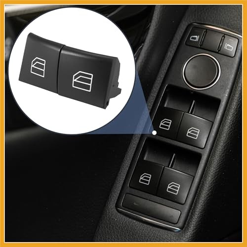 4pcs Driver Window Switch Button Covers Power Window Master Switch Repair