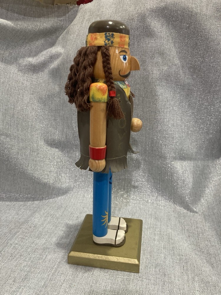 14” Tall Hippie Nutcracker 2009 Limited Edition Great Condition