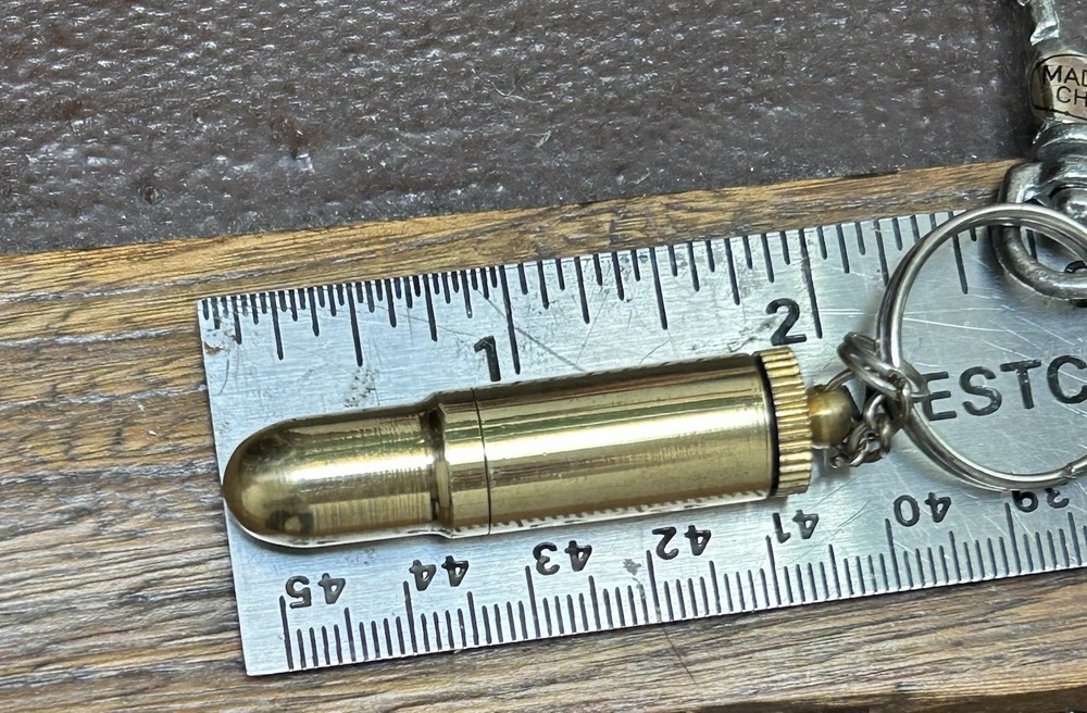 Bullet Shape Lighter Keychain