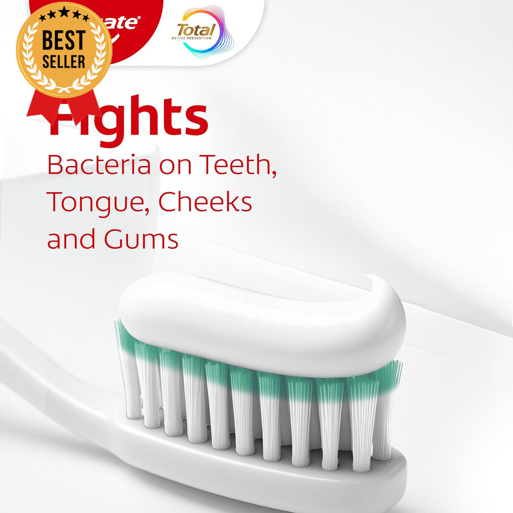 Total Whitening Toothpaste 5.1oz 2 Pack Fluoride Antibacterial Mint