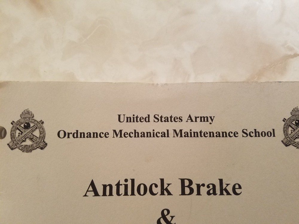 Antilock Brake & Collision Avoidance System Troubleshooting Guide U.S. Army