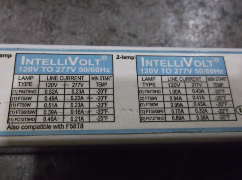 PHILIPS ADVANCE ICN-2S54 CENTIUM LIGHTING BALLAST (VV2)