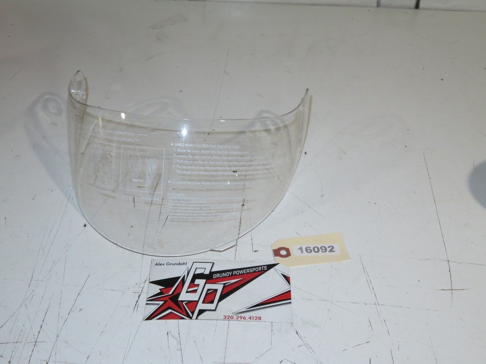 Gmax	New OEM Clear Shield Visor Qty 1	63291