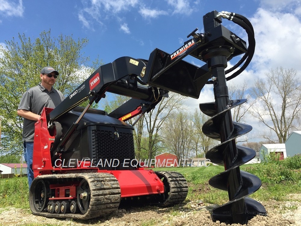 PREMIER MS14 AUGER DRIVE ATTACHMENT Mini Skid Steer Track Loader Morbark Boxer