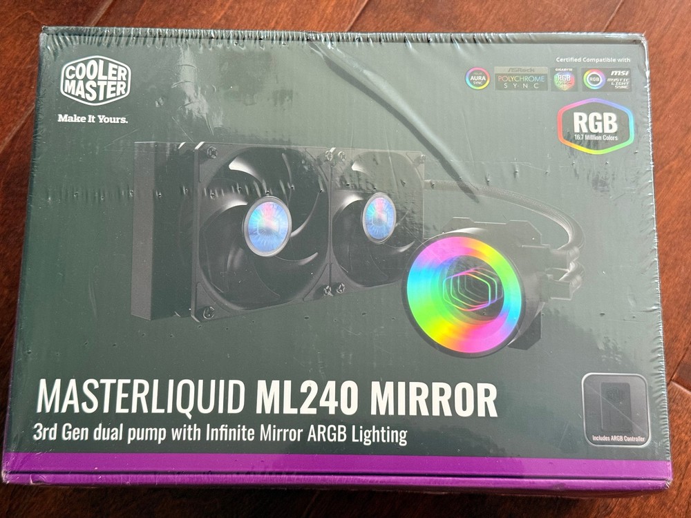 Cooler Master MasterLiquid ML240 Mirror New Sealed