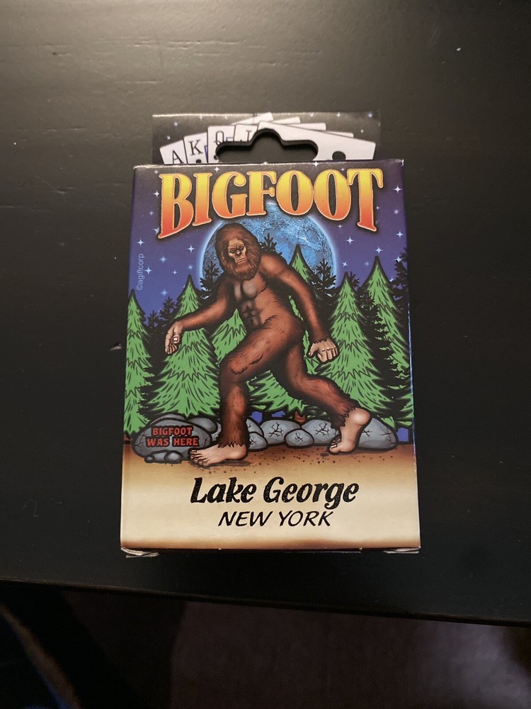 bigfoot playing cards