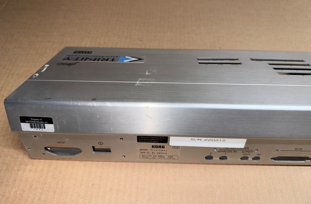 KORG TRINITY PRO CONTROL PANEL HOUSING