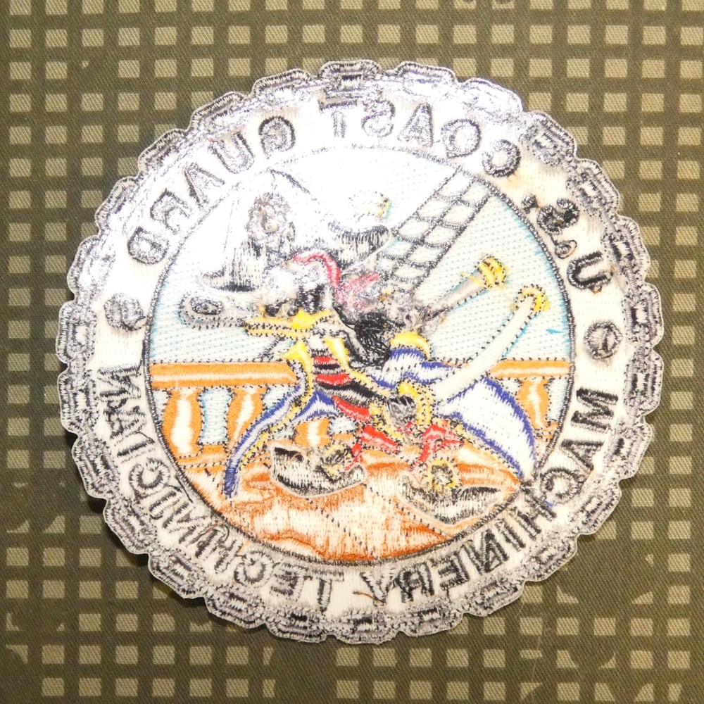 USCG US Coast Guard Machinery Technician Full Color Patch
