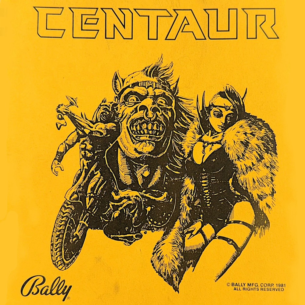 Bally Centaur Pinball Machine Game Manual Schematics ORIGINAL