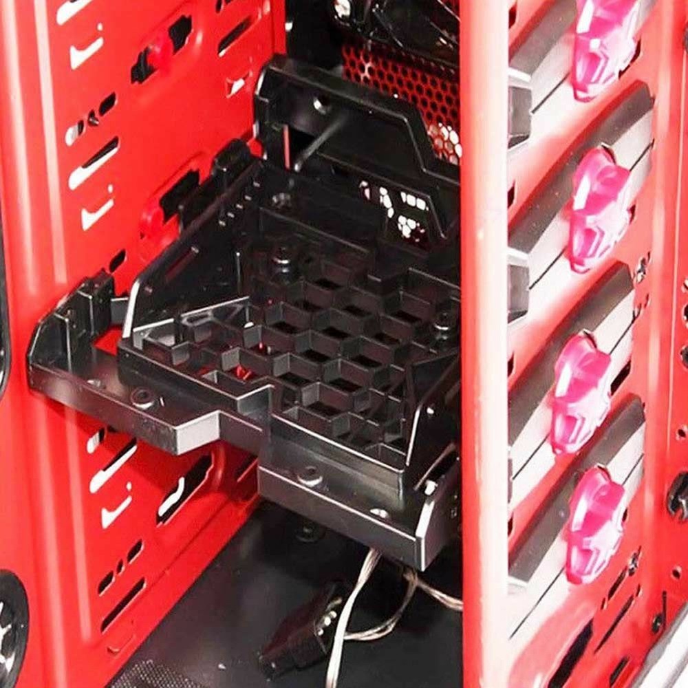 Desktop Chassis Optical Drive Bracket 5.25 to 3.5 inch 2.5 SSD Conversion Shelf