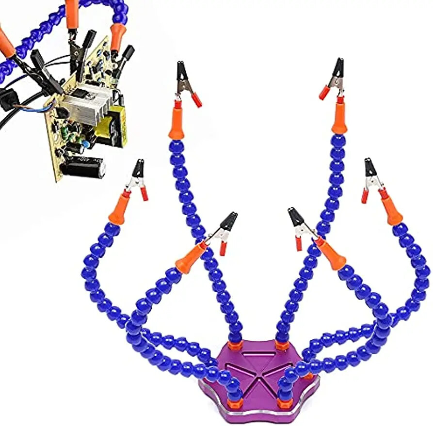 Simple Multifunction Soldering Table Soldering Iron Tool Universal Clamp Bracket