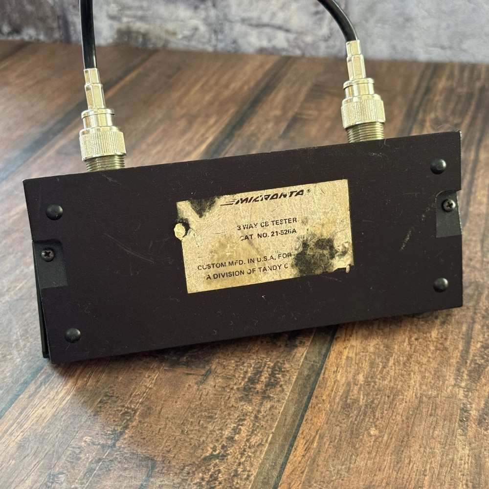 Micronta 3 Way CB Tester No. 21-526A