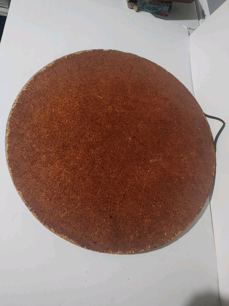Vintage Hand Tooled Leather Gaming Dart Board