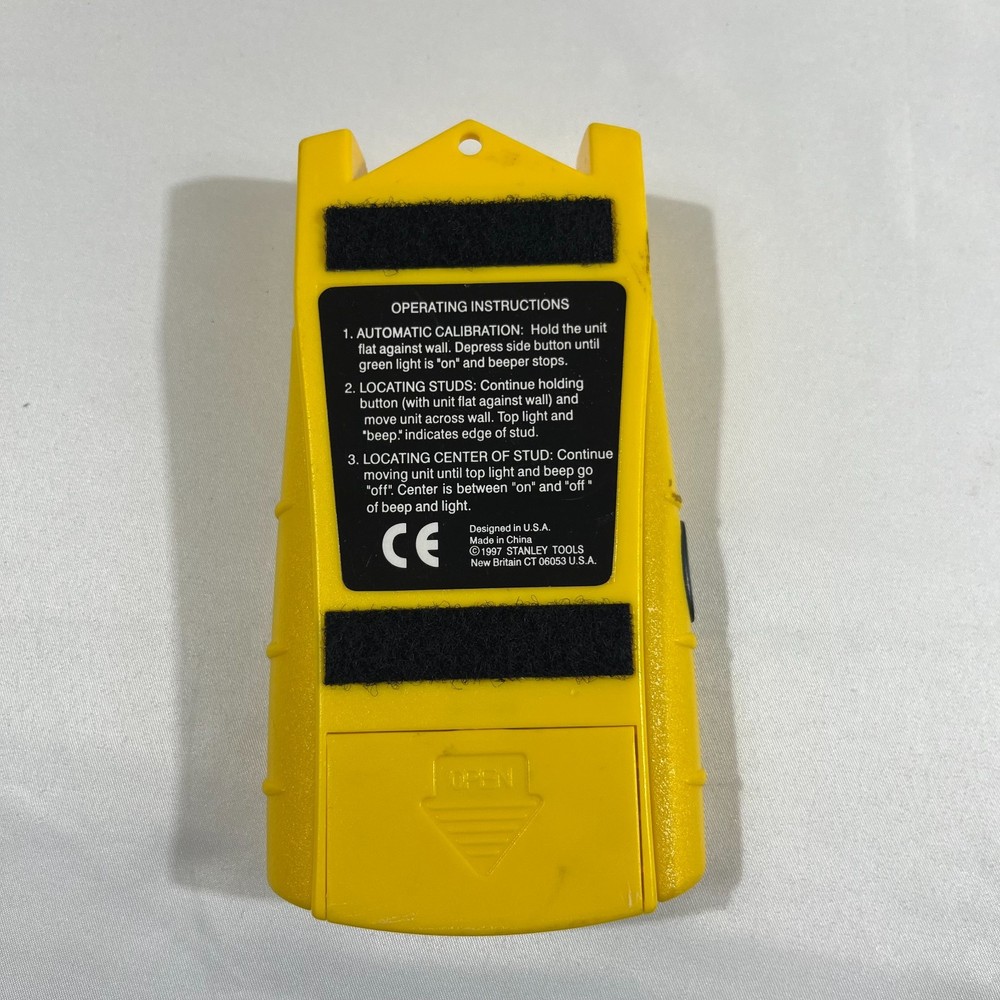 Stanley Stud Sensor 100 Edge Finder Wall Scanner Vintage 1997 Model 77-110