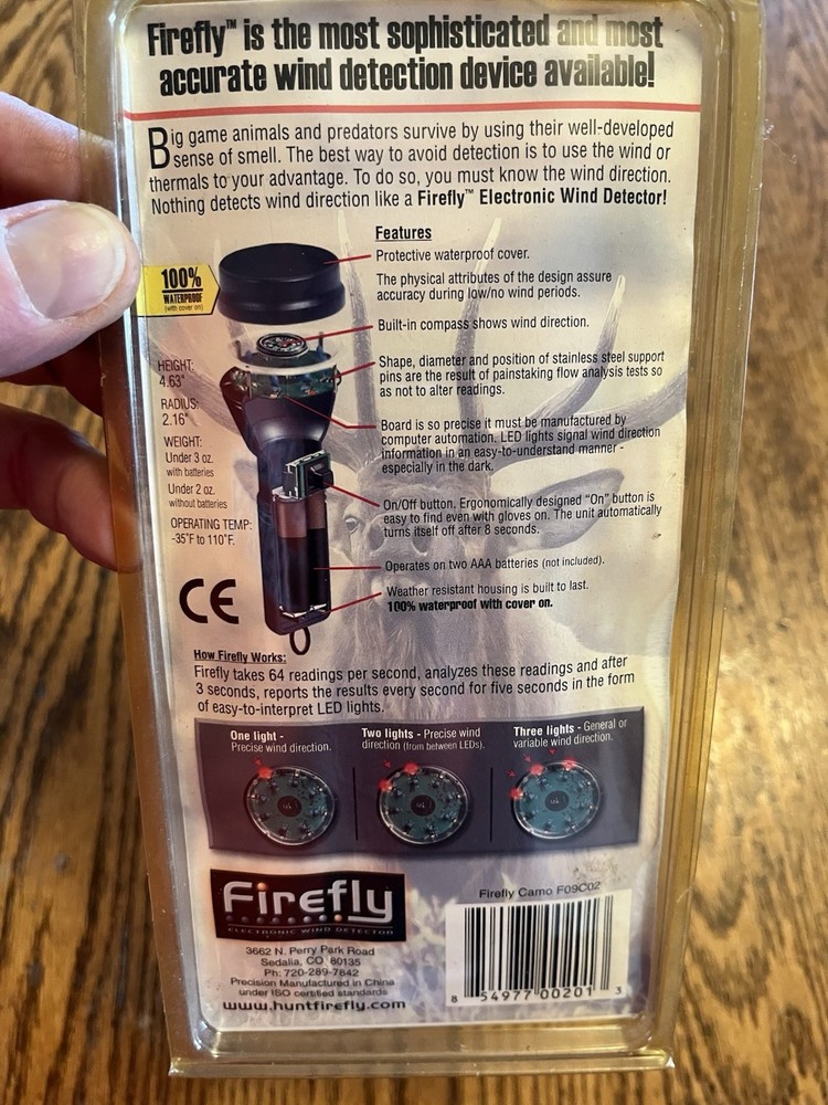 Firefly Electronic Wind Detector New