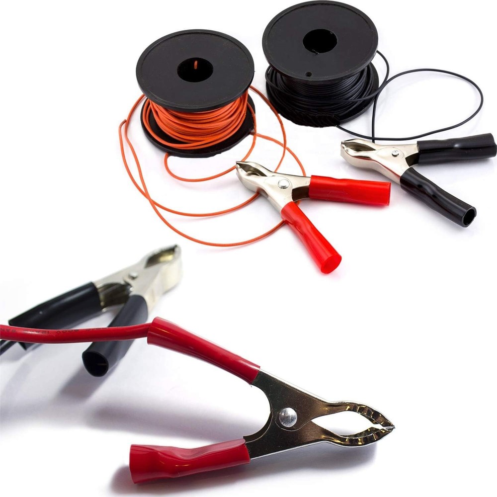 Durable Copper Plated Alligator Clips - Ideal for Electrical Testing, 10 Pack