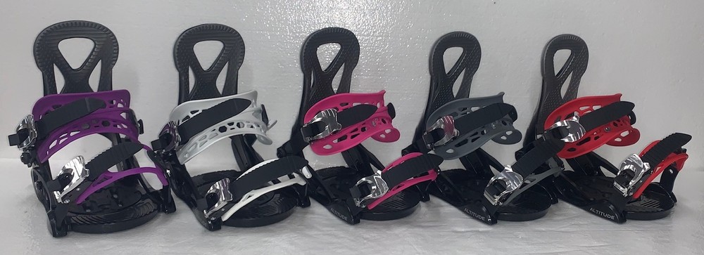 ​ALTITUDE “RIDER” SNOWBOARD BINDING ANKLE & TOE STRAP REPLACEMENT (PURPLE) S/M