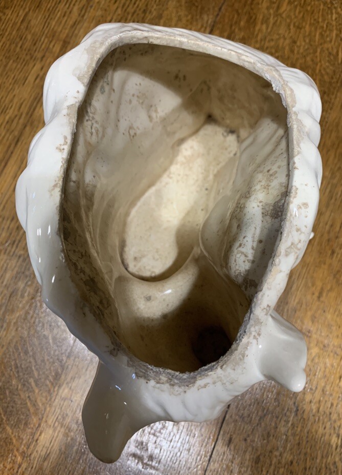 Horse Bust Planter Ceramic Bisque Mare And Foal