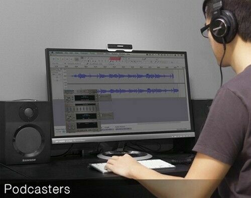 Computer USB Stereo Microphone with Focused Pattern Technology - Go Mic Connect