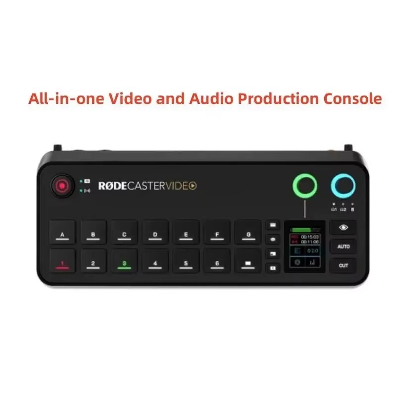 RODE Caster Video Audio Mixer Production Console Powerful Video Switcher Panel