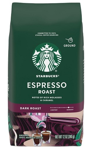Starbucks Espresso Roast Ground Coffee