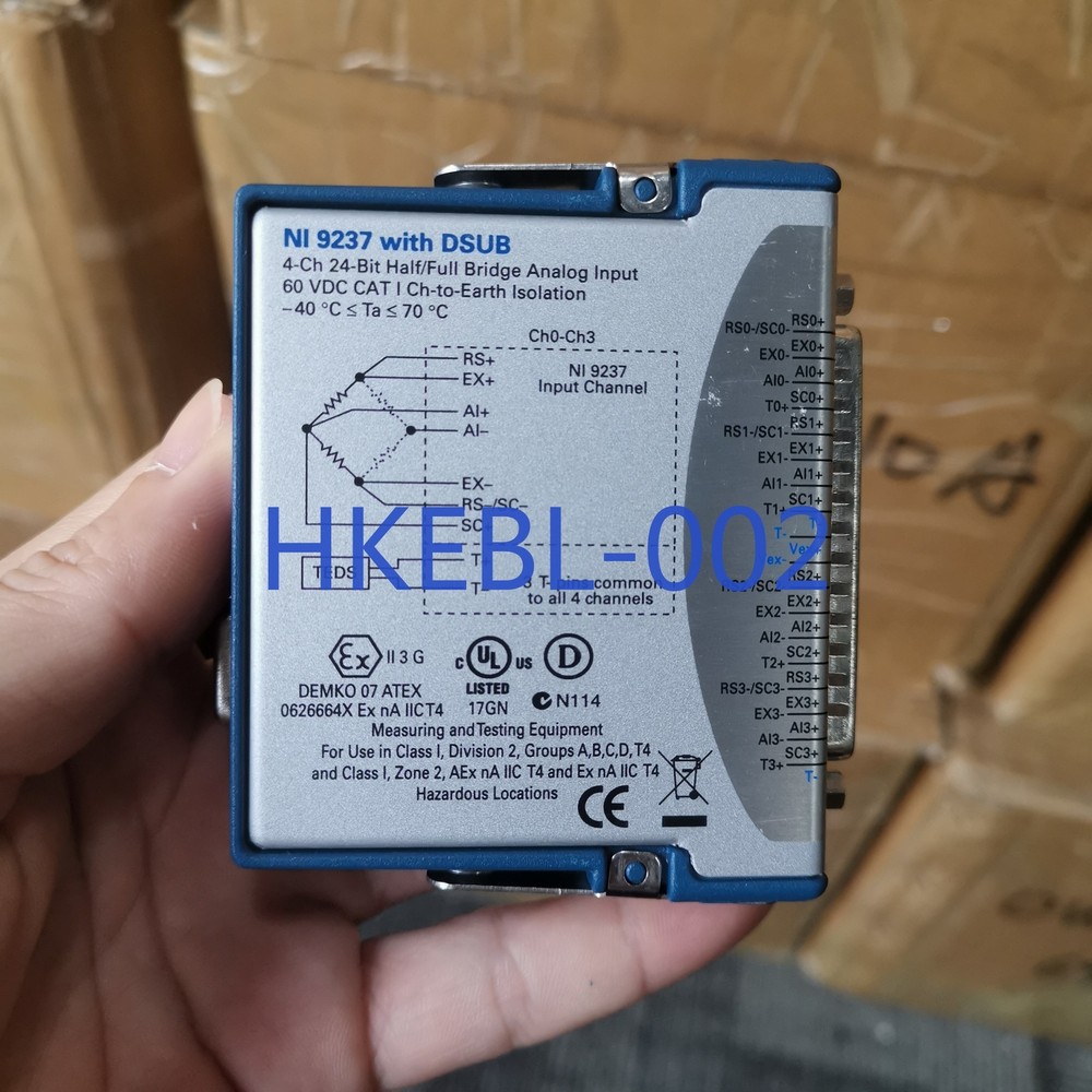 NI 9237 National Instruments NI 9237 with DSUB cDAQ Strain / Bridge Input Module