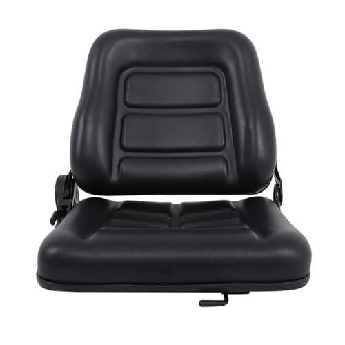 Universal Adjustable Folding Forklift Truck Seat, with Slide Rail Replacement