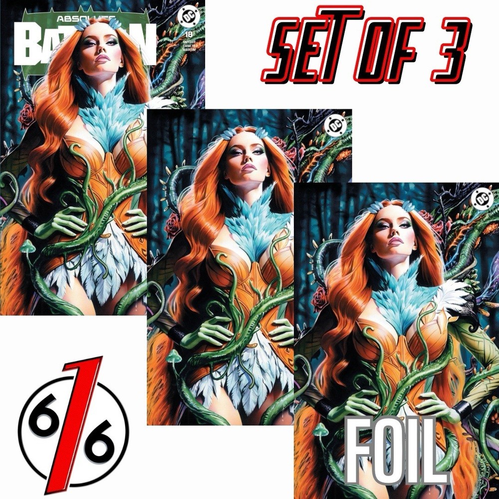 🔥🦇 ABSOLUTE BATMAN 18 MIKE MAYHEW 616 COMICS Variant ABC Set LTD 1000