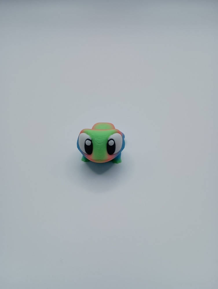3D Printed Jiggle Pet Rainbow Frog