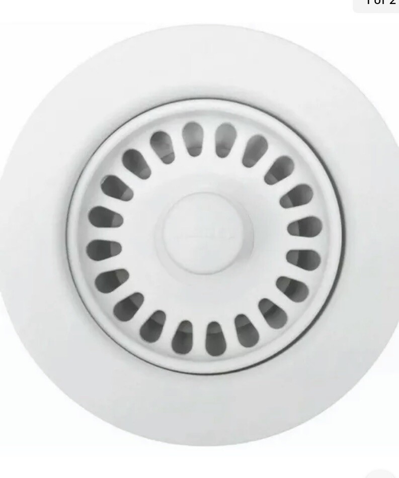 BLANCO 441096 Kitchen Garbage Disposal Flange, 3.5" White