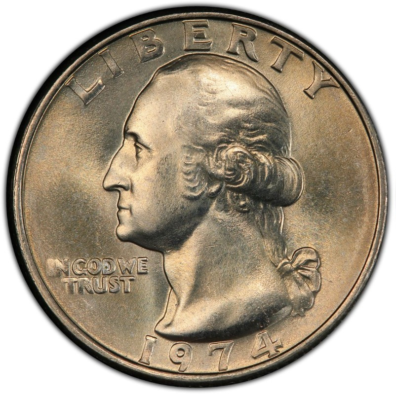 1974 P Mint State Washington Quarter 25C