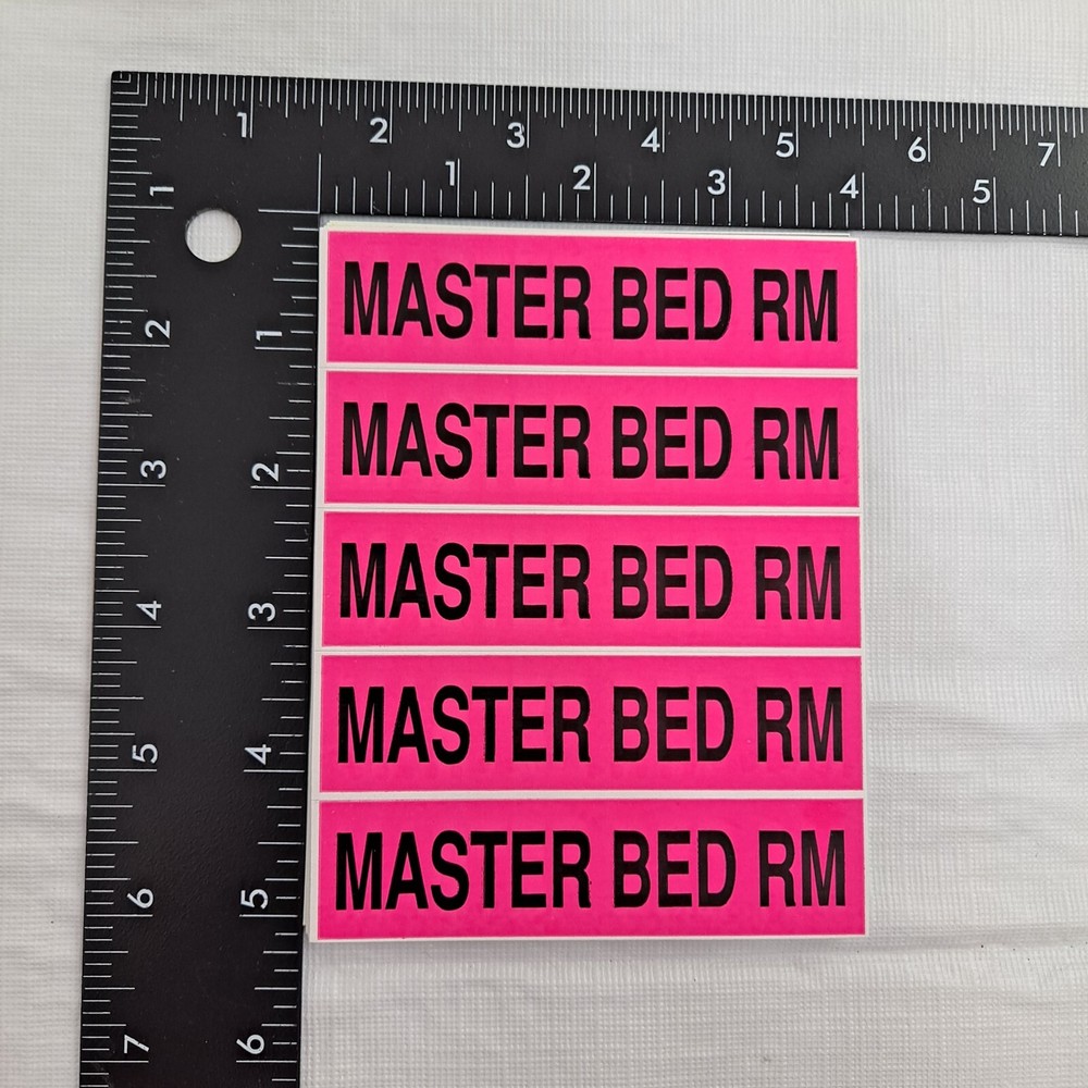 Moving Labels 140 Permanent Box Labels Color Coded Relocating