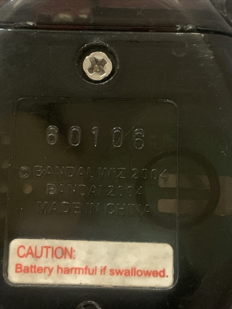 Tamagotchi Connection V3 Translucent Black Red 2006 Tested Works