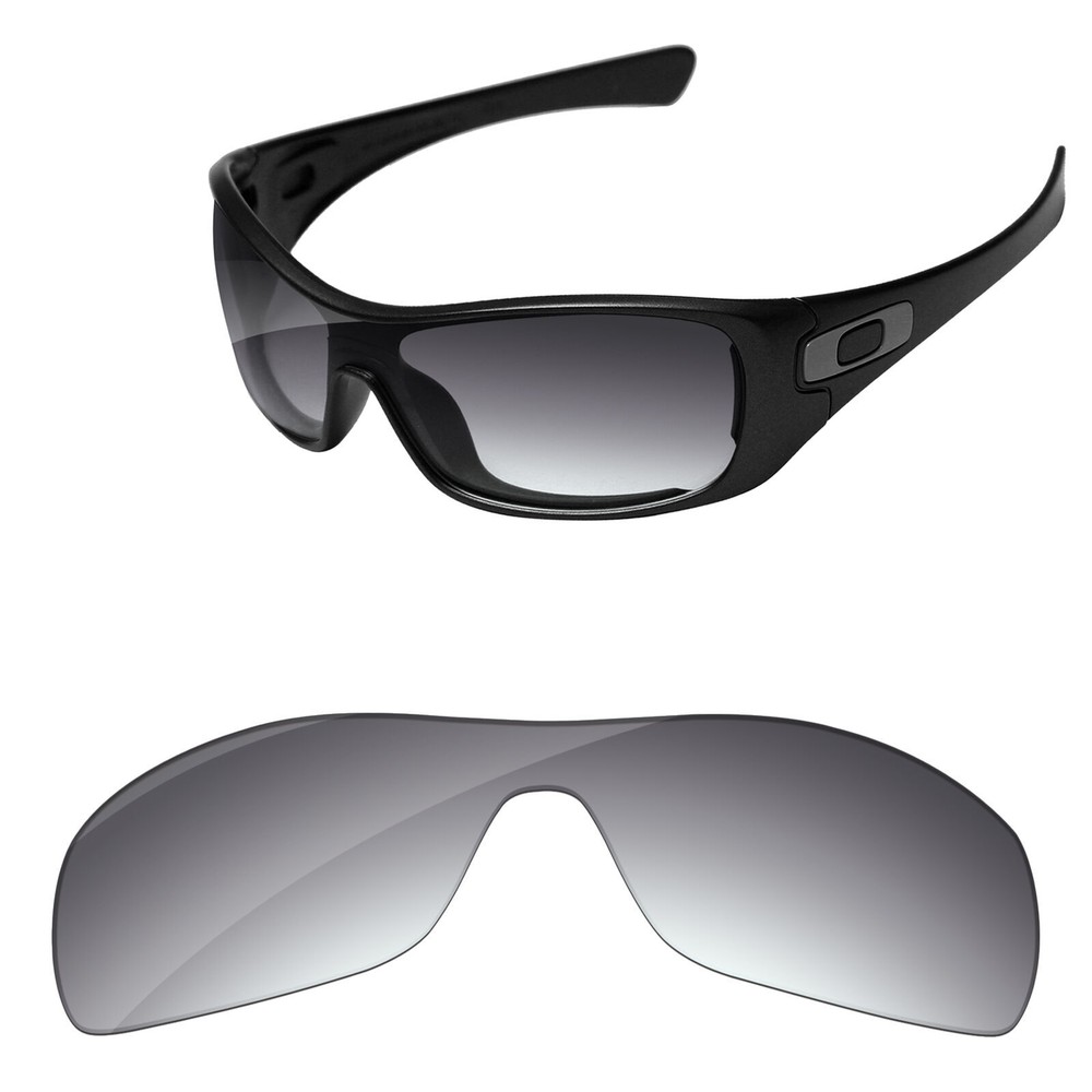 Lenslog Grey Gradient Polarized Replacement Lenses For-Oakley Antix Sunglass