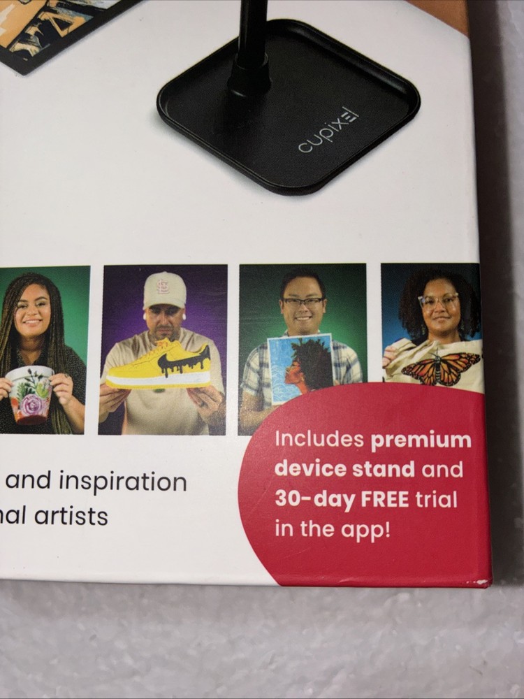 Cupixel Smart Trace Starter Set AR Art Drawing Projector with Device Stand Trial