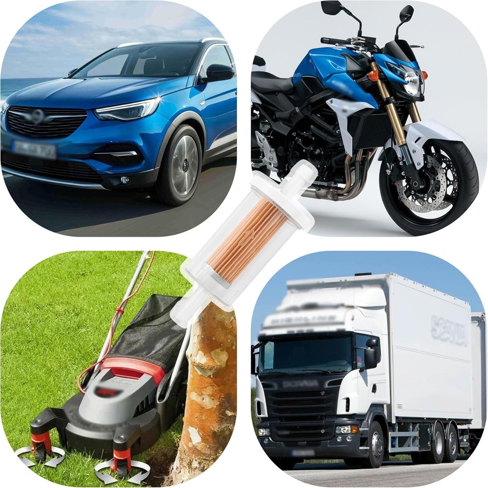 High Flow Inline Fuel Filter Pair