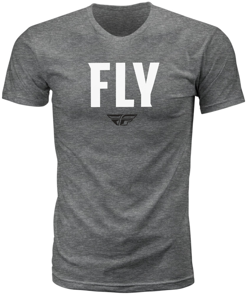FLY WFH TEE DARK GREY HEATHER MD